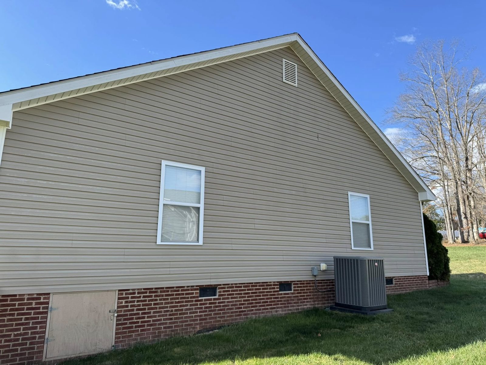 House Soft Wash after house soft washing