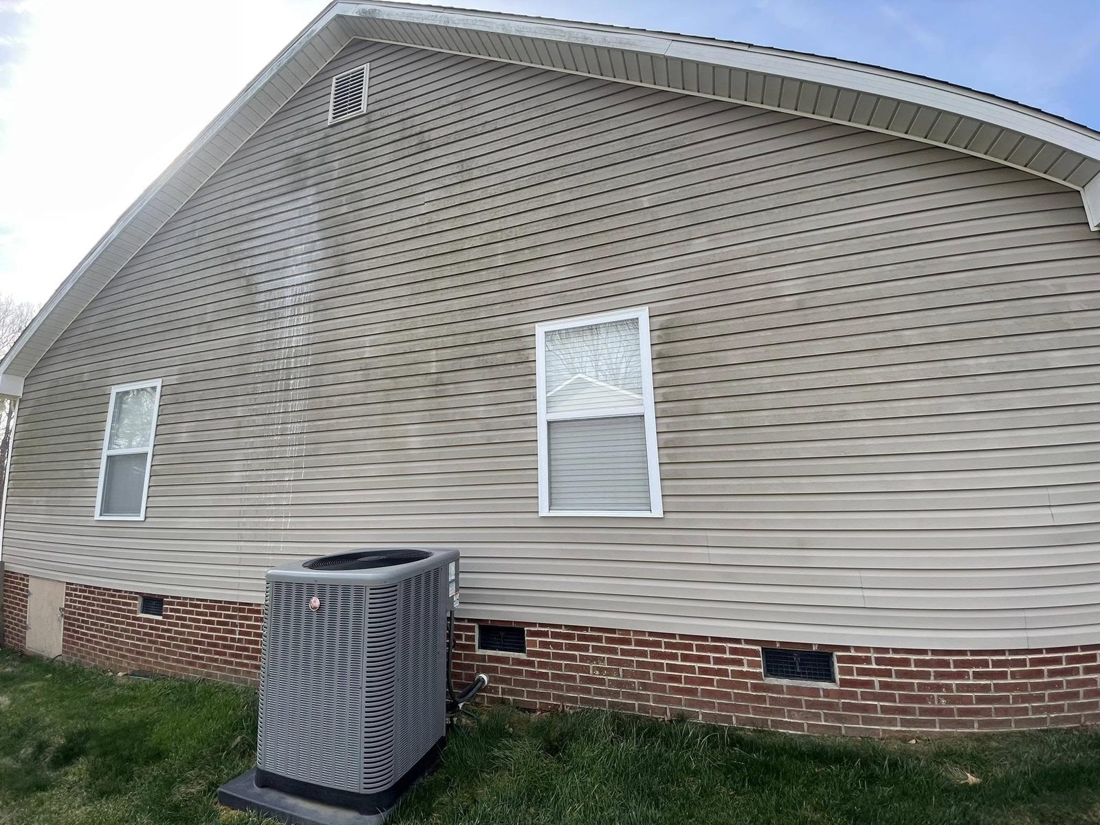 House Soft Wash before house soft washing